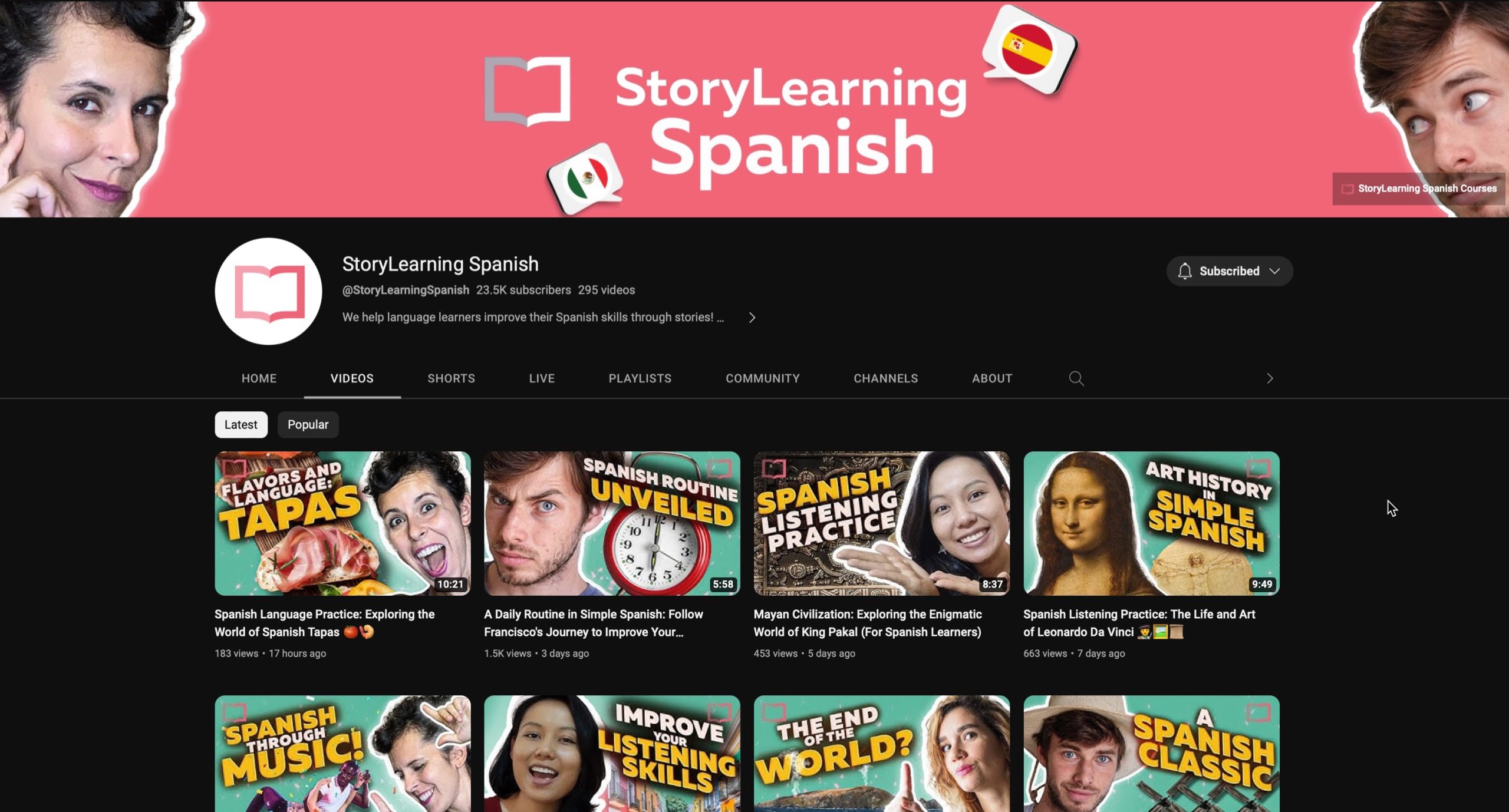 story Learning-Spanish