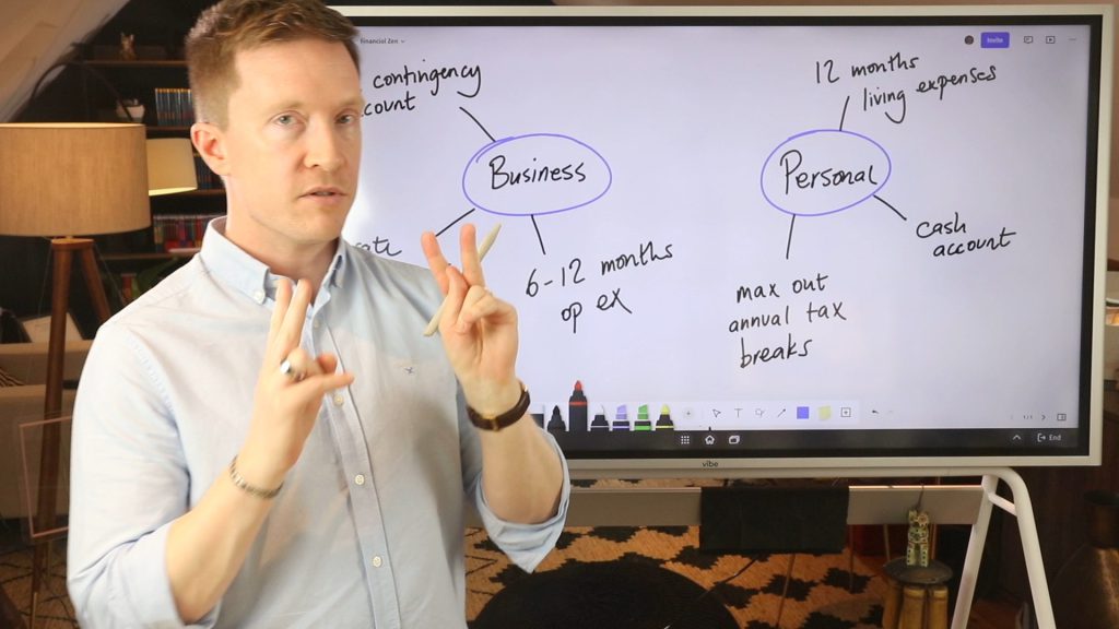 business cash vs personal cash